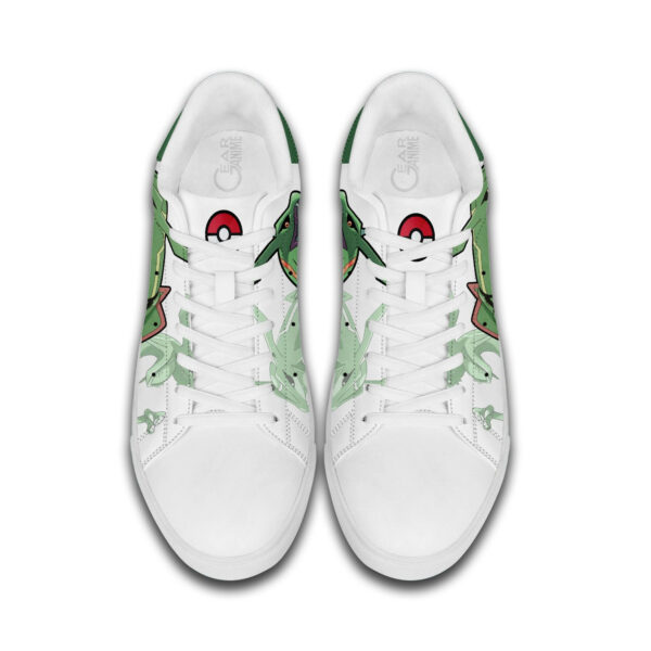 Pokemon Rayquaza Skate Shoes Custom Anime Sneakers 4