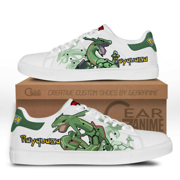 Pokemon Rayquaza Skate Shoes Custom Anime Sneakers 1
