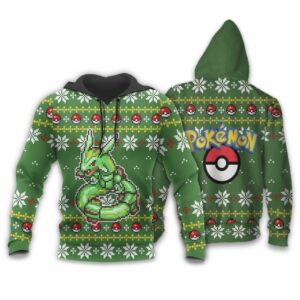 Pokemon Rayquaza Ugly Christmas Sweater Custom Xmas Gift 9