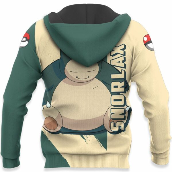 Snorlax Hoodie Shirt Anime Zip Jacket 5