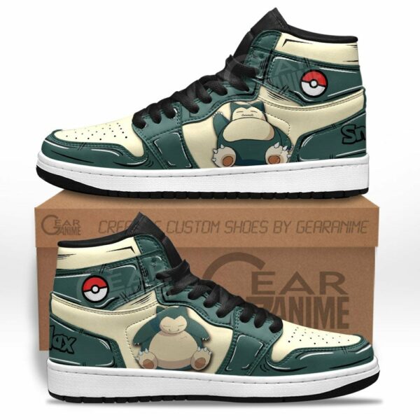 Pokemon Snorlax Shoes Custom Anime Sneakers 1