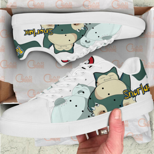 Pokemon Snorlax Skate Shoes Custom Anime Sneakers 2
