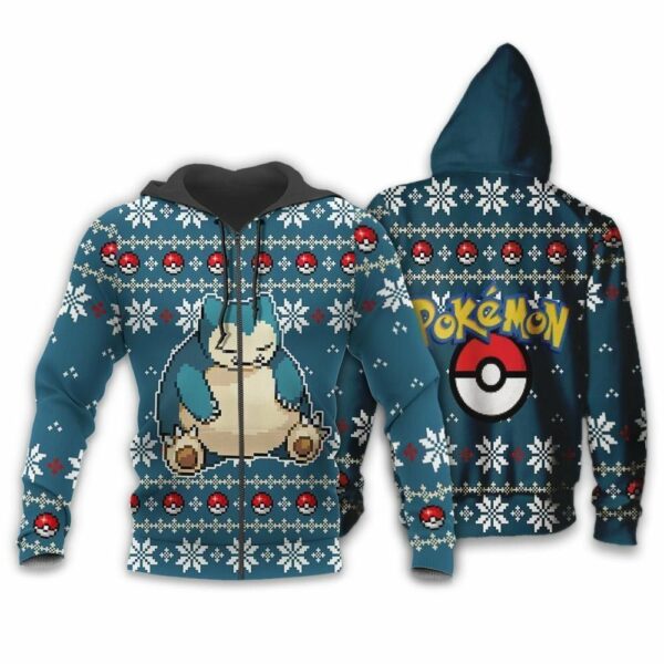 Pokemon Snorlax Ugly Christmas Sweater Custom Xmas Gift 2