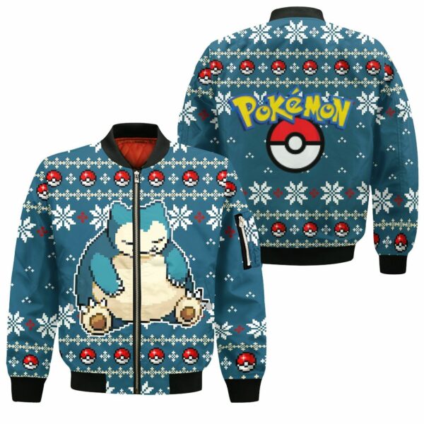 Pokemon Snorlax Ugly Christmas Sweater Custom Xmas Gift 4