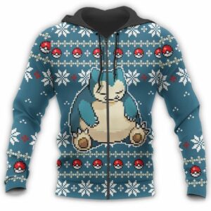 Pokemon Snorlax Ugly Christmas Sweater Custom Xmas Gift 13