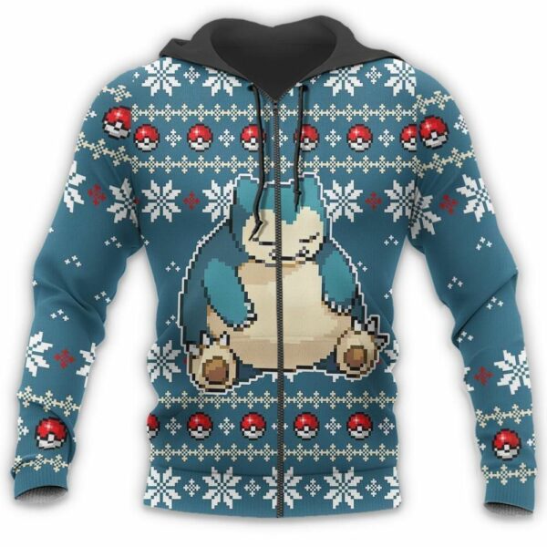 Pokemon Snorlax Ugly Christmas Sweater Custom Xmas Gift 7