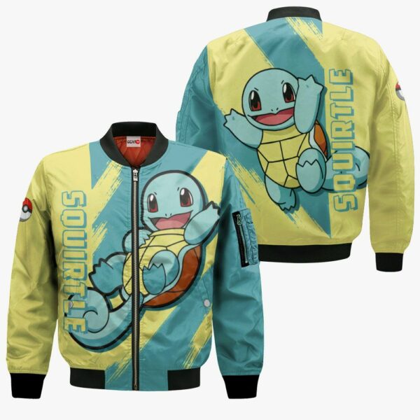 Pokemon Squirtle Hoodie Shirt Anime Zip Jacket 4