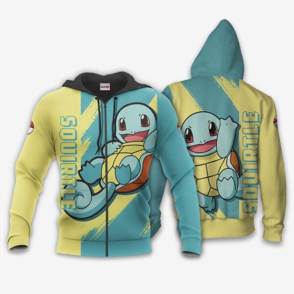 Pokemon Squirtle Hoodie Shirt Anime Zip Jacket 1