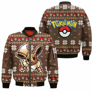 Pokemon Ugly Christmas Sweater Custom Eevee Xmas Gift 10