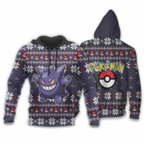 Pokemon Ugly Christmas Sweater Custom Gengar Xmas Gift 9