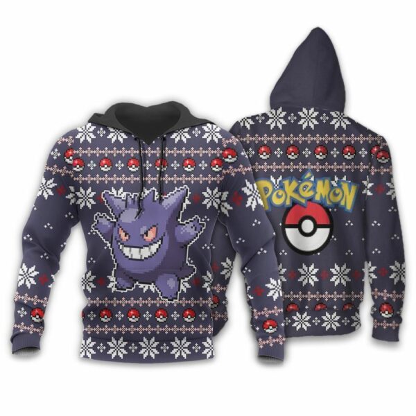 Pokemon Ugly Christmas Sweater Custom Gengar Xmas Gift 3
