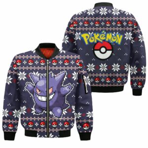 Pokemon Ugly Christmas Sweater Custom Gengar Xmas Gift 10