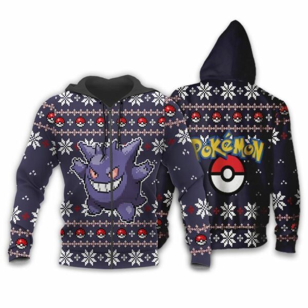 Pokemon Ugly Christmas Sweater Custom Gengar Xmas Gift 2