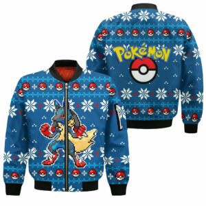 Pokemon Ugly Christmas Sweater Custom Lucario Xmas Gift Clothes 10