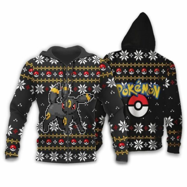 Pokemon Umbreon Ugly Christmas Sweater Custom Xmas Gift 2