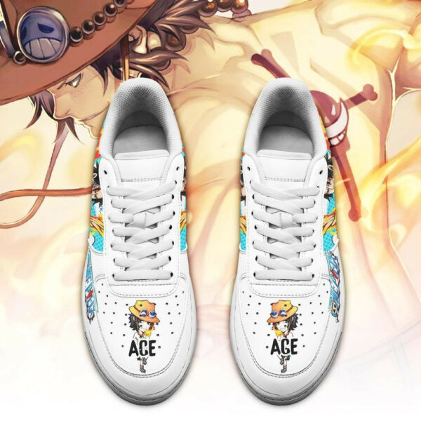 Portgas Ace Air Shoes Custom Anime One Piece Sneakers 2