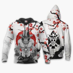 Portgas D. Ace Hoodie Custom Japan Style One Piece Anime Shirt 8