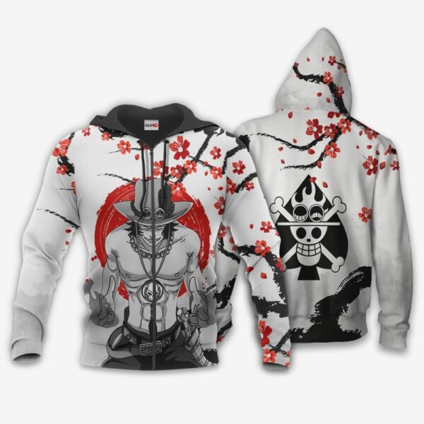 Portgas D. Ace Hoodie Custom Japan Style One Piece Anime Shirt 1