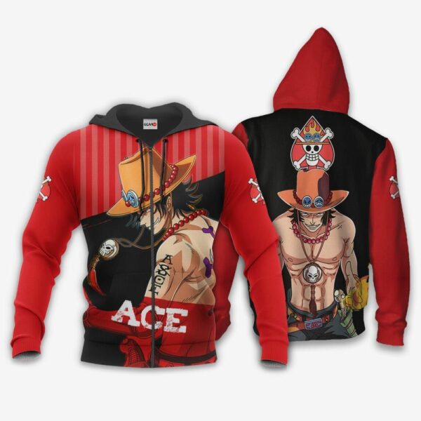 Portgas D Ace Hoodie One Piece Anime Shirts 1