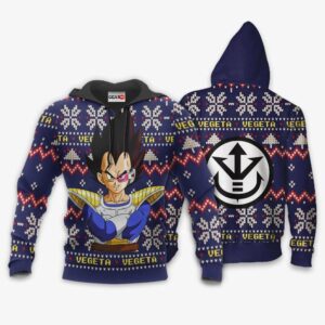 Prince Vegeta Christmas Sweater Custom Anime Dragon Ball XS12 7