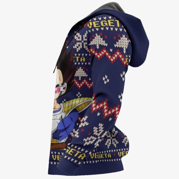 Prince Vegeta Christmas Sweater Custom Anime Dragon Ball XS12 5