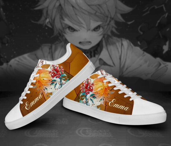 Promised Neverland Emma Skate Shoes Custom Anime 3