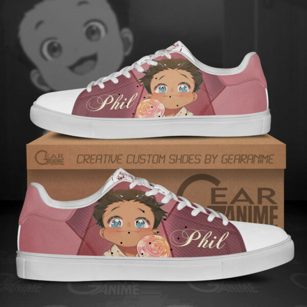 Promised Neverland Phil Skate Shoes Custom Anime 1