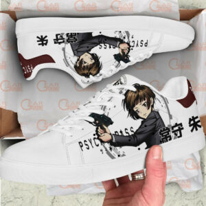 Psycho-Pass Akane Tsunemori Skate Shoes Custom Anime Sneakers 5
