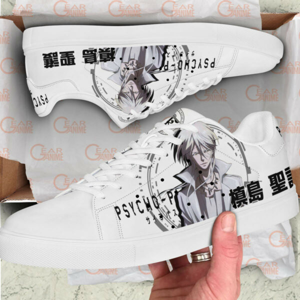 Psycho-Pass Shogo Makishima Skate Shoes Custom Anime Sneakers 2