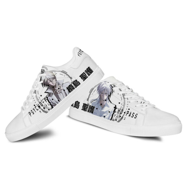 Psycho-Pass Shogo Makishima Skate Shoes Custom Anime Sneakers 3