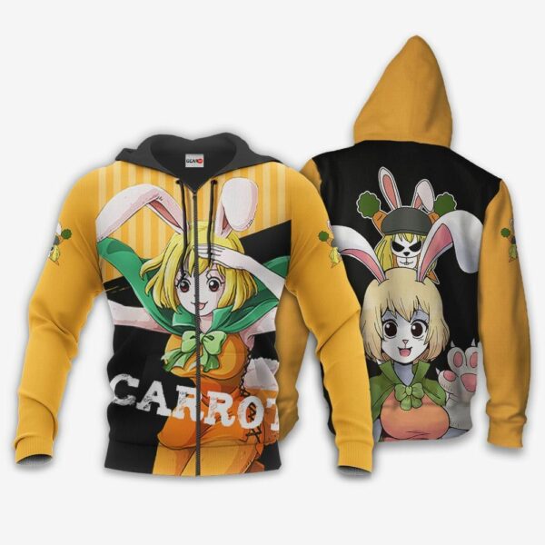 Rabbit Mink Carrot Hoodie One Piece Anime Shirt Jacket 1
