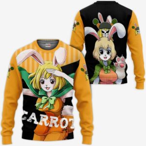 Rabbit Mink Carrot Hoodie One Piece Anime Shirt Jacket 7