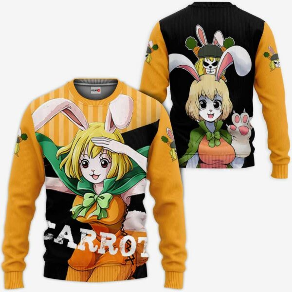 Rabbit Mink Carrot Hoodie One Piece Anime Shirt Jacket 2
