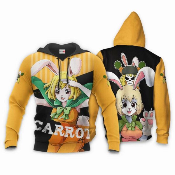 Rabbit Mink Carrot Hoodie One Piece Anime Shirt Jacket 3