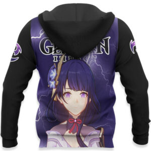 Raiden Shogun Hoodie Custom Genshin Impact Anime Merch Clothes 10