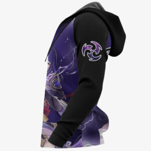 Raiden Shogun Hoodie Custom Genshin Impact Anime Merch Clothes 11