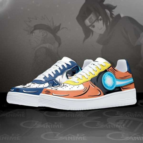 Rasengan and Chidori Air Shoes Custom Naruto Anime Sneakers 2