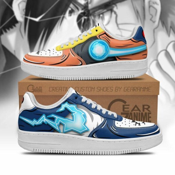 Rasengan and Chidori Air Shoes Custom Naruto Anime Sneakers 1