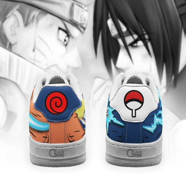 Rasengan and Chidori Air Shoes Custom Naruto Anime Sneakers 4