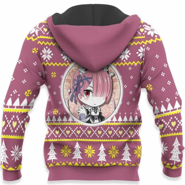 Re Zero Ram Ugly Christmas Sweater Custom Anime XS12 4