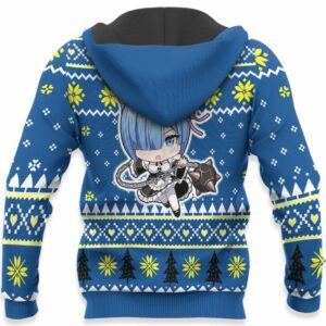 Re Zero Rem Ugly Christmas Sweater Custom Anime XS12 8