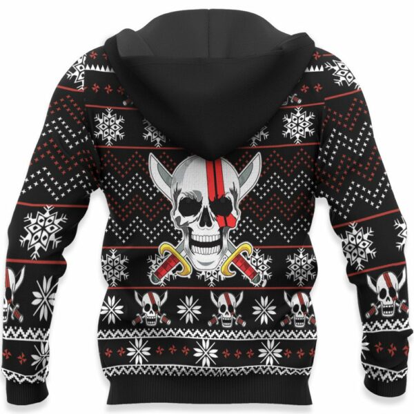 Red Hair Pirates Ugly Christmas Sweater Custom Anime One Piece XS12 4
