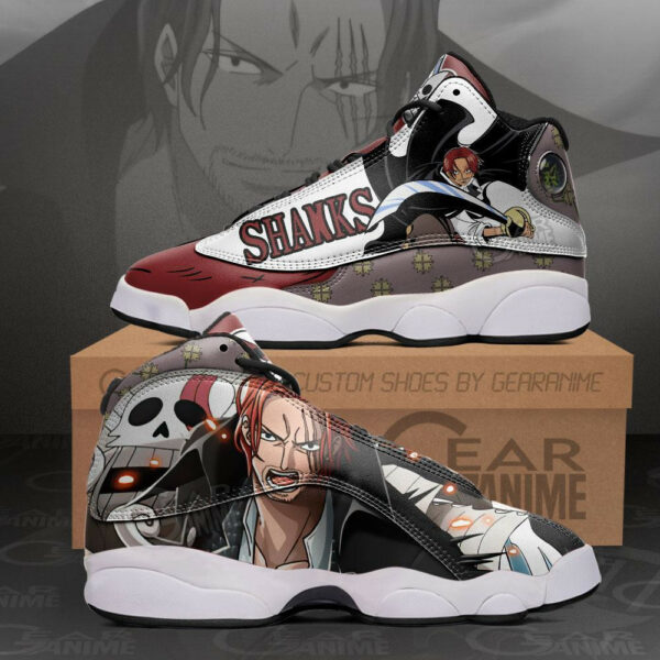 Red Hair Shanks Shoes Custom Anime One Piece Sneakers 2