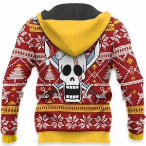 Red Hair Shanks Ugly Christmas Sweater Custom One Piece Anime XS12 8