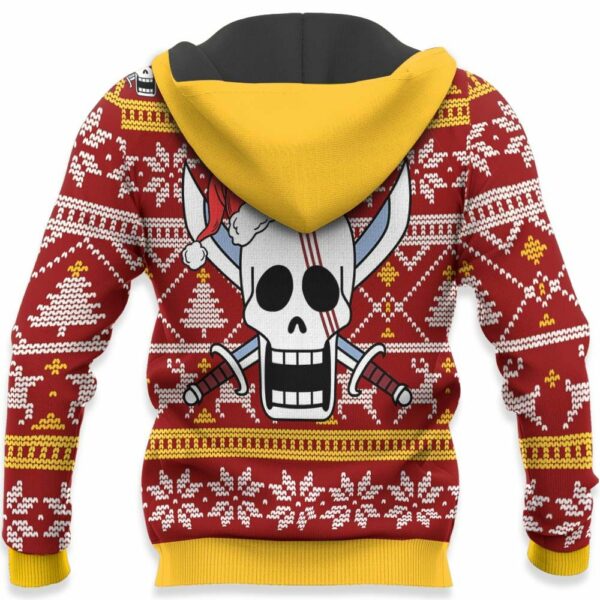 Red Hair Shanks Ugly Christmas Sweater Custom One Piece Anime XS12 4