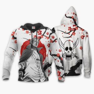 Red-Haired Shanks Hoodie Custom Japan Style One Piece Anime Shirt 8