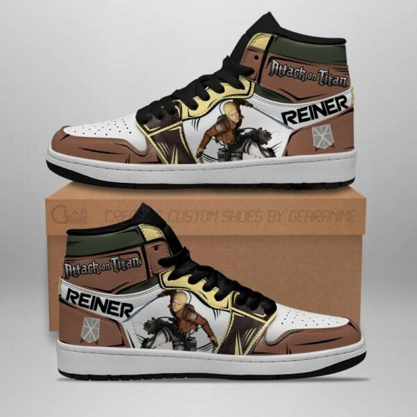 Reiner Braun Shoes Attack On Titan Anime Shoes 1
