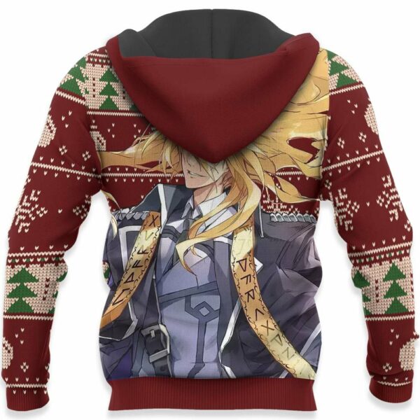 Reinhard Heydrich Ugly Christmas Sweater Custom Anime Dies Irae XS12 4
