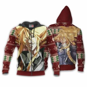 Reinhard Heydrich Ugly Christmas Sweater Custom Anime Dies Irae XS12 6