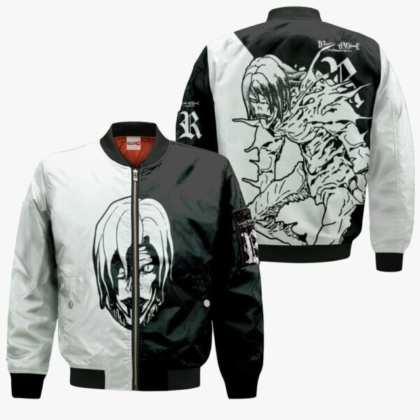 Rem Hoodie Custom Shirt Anime Zip Jacket 4